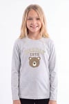 4'lü Kız Çocuk Yuvarlak Yakalı Baskı Detaylı Sweatshirt