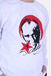 Atatürk Imza Baskılı Unisex Çocuk Sweatshirt
