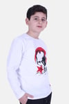 Atatürk Imza Baskılı Unisex Çocuk Sweatshirt