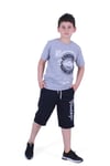 Custom Yazı Baskılı Erkek Çocuk Yazlık Takım