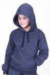 Düz Kanguru Cepli Kapşonlu Sweatshirt