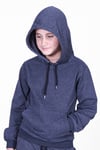 Düz Kanguru Cepli Kapşonlu Sweatshirt