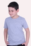 Düz Model Farklı Renk Seçeneği Ile Unisex Çocuk Tişört