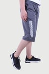 ERKEK 82 YAZI BASKILI BELİ LASTİKLİ ŞORT-KAPRİ