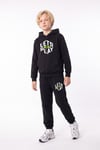 Erkek Çocuk 2'li Baskılı Kanguru Cepli Kapüşonlu Eşofman Takımı