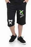 Erkek Çocuk 3lü Kombin Baskılı X Collection T-shirt Kapri Eşofman Altı