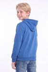 Erkek Çocuk Basic Düz Kanguru Cepli Kapüşonlu Sweatshirt