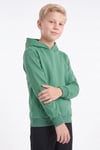 Erkek Çocuk Basic Düz Kanguru Cepli Kapüşonlu Sweatshirt