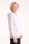 Erkek Çocuk Basic Düz Kanguru Cepli Kapüşonlu Sweatshirt