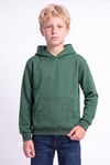 Erkek Çocuk Basic Düz Kanguru Cepli Kapüşonlu Sweatshirt