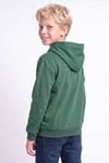 Erkek Çocuk Basic Düz Kanguru Cepli Kapüşonlu Sweatshirt