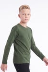 Erkek Çocuk Basic Düz Renk Uzun Kollu Sweatshirt