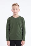 Erkek Çocuk Basic Düz Renk Uzun Kollu Sweatshirt
