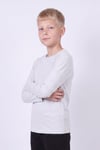 Erkek Çocuk Basic Düz Renk Uzun Kollu Sweatshirt
