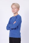 Erkek Çocuk Basic Düz Renk Uzun Kollu Sweatshirt