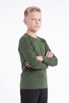 Erkek Çocuk Basic Düz Renk Uzun Kollu Sweatshirt