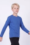 Erkek Çocuk Basic Düz Renk Uzun Kollu Sweatshirt