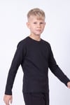 Erkek Çocuk Basic Düz Renk Uzun Kollu Sweatshirt