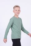 Erkek Çocuk Basic Düz Renk Uzun Kollu Sweatshirt