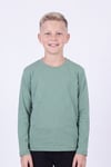Erkek Çocuk Basic Düz Renk Uzun Kollu Sweatshirt