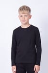 Erkek Çocuk Basic Düz Renk Uzun Kollu Sweatshirt