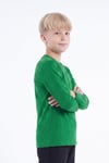 Erkek Çocuk Basic Düz Renk Uzun Kollu Sweatshirt