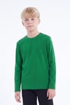 Erkek Çocuk Basic Düz Renk Uzun Kollu Sweatshirt