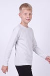 Erkek Çocuk Basic Düz Renk Uzun Kollu Sweatshirt