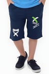 Erkek Çocuk  Baskılı  3'lü T-shirt Kapri Eşofman Altı Takımı