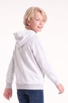 Erkek Çocuk Baskılı Kanguru Cepli Uzun Kollu Kapüşonlu Sweatshirt