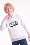 Erkek Çocuk Baskılı Kanguru Cepli Uzun Kollu Kapüşonlu Sweatshirt