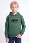Erkek Çocuk Baskılı Kanguru Cepli Uzun Kollu Kapüşonlu Sweatshirt