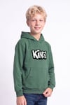 Erkek Çocuk Baskılı Kanguru Cepli Uzun Kollu Kapüşonlu Sweatshirt