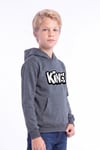 Erkek Çocuk Baskılı Kanguru Cepli Uzun Kollu Kapüşonlu Sweatshirt