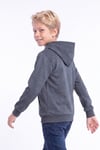 Erkek Çocuk Baskılı Kanguru Cepli Uzun Kollu Kapüşonlu Sweatshirt