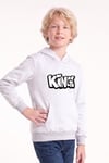 Erkek Çocuk Baskılı Kanguru Cepli Uzun Kollu Kapüşonlu Sweatshirt