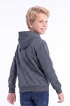 Erkek Çocuk Baskılı Kanguru Cepli Uzun Kollu Kapüşonlu Sweatshirt