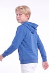 Erkek Çocuk Baskılı Kanguru Cepli Uzun Kollu Kapüşonlu Sweatshirt