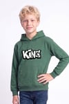 Erkek Çocuk Baskılı Kanguru Cepli Uzun Kollu Kapüşonlu Sweatshirt