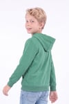 Erkek Çocuk Baskılı Kanguru Cepli Uzun Kollu Kapüşonlu Sweatshirt