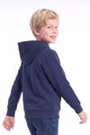 Erkek Çocuk Baskılı Kanguru Cepli Uzun Kollu Kapüşonlu Sweatshirt