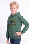 Erkek Çocuk Baskılı Kanguru Cepli Uzun Kollu Kapüşonlu Sweatshirt