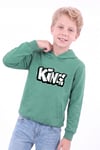 Erkek Çocuk Baskılı Kanguru Cepli Uzun Kollu Kapüşonlu Sweatshirt