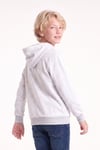 Erkek Çocuk Baskılı Kanguru Cepli Uzun Kollu Kapüşonlu Sweatshirt