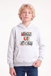 Erkek Çocuk Baskılı Kanguru Cepli Uzun Kollu Kapüşonlu Sweatshirt