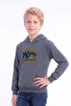 Erkek Çocuk Baskılı Kanguru Cepli Uzun Kollu Kapüşonlu Sweatshirt
