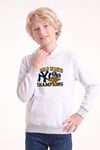 Erkek Çocuk Baskılı Kanguru Cepli Uzun Kollu Kapüşonlu Sweatshirt