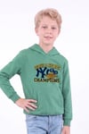 Erkek Çocuk Baskılı Kanguru Cepli Uzun Kollu Kapüşonlu Sweatshirt