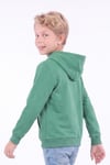 Erkek Çocuk Baskılı Kanguru Cepli Uzun Kollu Kapüşonlu Sweatshirt