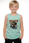 Erkek Çocuk Baskılı Sıfır Kol SKATE CRUNCH alt-üst takım